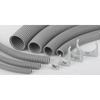 Труба Рувинил ПВХ гофрированная с зондом d16 20 м. 11601(20)