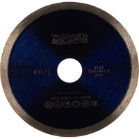 Диск алмазный сплошная кромка KG/L по керамограниту (125х22.2 мм) MESSER 01-27-125