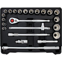 Набор торцевых головок и аксессуаров, 23шт, без кейса BOVIDIX 380102403/0