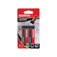 Ластик Kores 2 шт в упаковке черные 456679