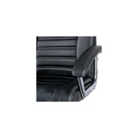 Кресло руководителя Helmi HL-E04 Split экокожа черная хром, механизм качания 274824