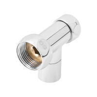 Прямой кран-вентиль SG ручка колпачок, хром, 3/4х1 г/г, 2 шт 8830SCH0510/2