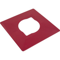 Декоративная рамка Bylectrica накладка под выключатель, ЮЛИГ.735212.410 бордовый