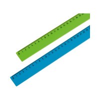 Линейка Attache 40 см, пластиковая, 2 шт. 744213