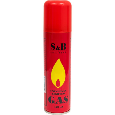 Газ для зажигалок S&B 150 мл, объем 210 см3 ГС 004