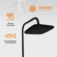 Душевая система Orange черная M05-934b