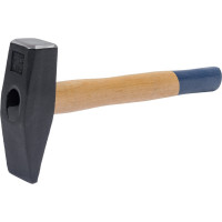 Слесарный молоток РемоКолор кованый, деревянная рукоятка, 1000г, 38-2-110