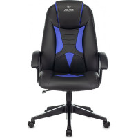 Игровое компьютерное кресло ZOMBIE 8 черный/синий искусственная кожа ZOMBIE 8 BLUE