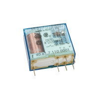 Миниатюрное реле Finder 1 CO конт. 16а, = 110в чувст. пост. тока, - гермет, 406171100001