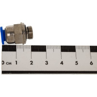 Фитинг 6 мм с наружной металлической резьбой G1/8" CDC Pneumatics PC 06G01