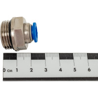 Фитинг 8 мм с наружной металлической резьбой G1/2" CDC Pneumatics PC 08G04