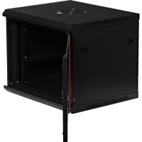 Серверный настенный шкаф W&T 9U 600х500 19 дюймов черный C096050BWTWOF