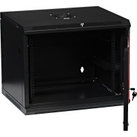Серверный настенный шкаф W&T 9U 600х500 19 дюймов черный C096050BWTWOF