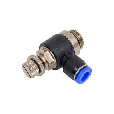 Дроссель с обратным клапаном 8 мм G3/8" CDC Pneumatics NSC 08G03