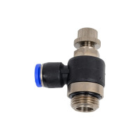 Дроссель с обратным клапаном 8 мм G3/8" CDC Pneumatics NSC 08G03