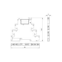 Интерфейсный модуль реле РЕЛЕОН 1 CO контакт 6А; 12В AC/DC; винт. зажимы RM151001200