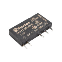 Ультратонкое реле Finder 1 CO конт. 6а, 5в чувст. пост. тока 345170050010