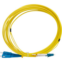 Патч-корд Hyperline FC-D2-9-LC/UR-SC/UR-H-5M-LSZH-YL волоконно-оптический (шнур) SM 9/125 28390
