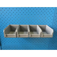 Настенный органайзер СТЕЛЛА-ТЕХНИК 4 ящика V-2, V-2-650-серый