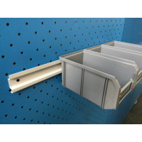 Настенный органайзер СТЕЛЛА-ТЕХНИК 4 ящика V-2, V-2-650-серый