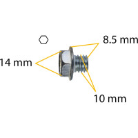 Автокрепеж для Toyota/Lexus 10 шт 9034110011 КрепАвто M2141