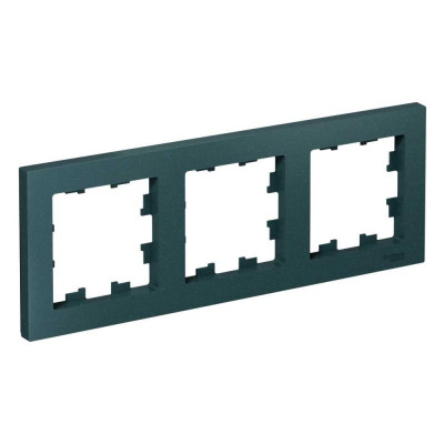 3-ая рамка Systeme Electric AtlasDesign Изумруд, универсальная SE ATN000803