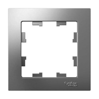 1-ая рамка Systeme Electric AtlasDesign Сталь SE ATN000901