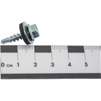 Кровельный саморез Bohrer 4,8x19, оцинкованный, 250 шт. SKZ-4,8х19-250