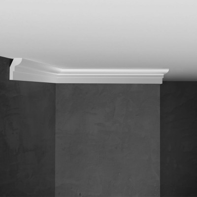 Потолочный карниз Stenopol 25х15х2000мм под покраску C7111