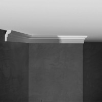 Потолочный карниз Stenopol 25х15х2000мм под покраску C7111