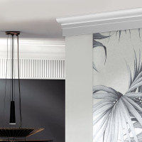 Потолочный карниз Stenopol 25х15х2000мм под покраску C7111