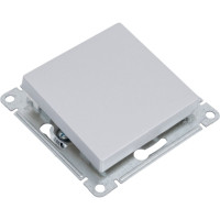 Нажимная кнопка Systeme Electric AtlasDesign Алюминий сх.1, 10АХ, механизм SE ATN000315