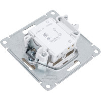 Нажимная кнопка Systeme Electric AtlasDesign Алюминий сх.1, 10АХ, механизм SE ATN000315