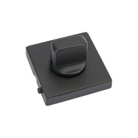 Квадратная завертка к ручкам PUERTO черный INBK AL 03 B