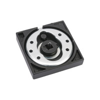 Квадратная завертка к ручкам PUERTO черный INBK AL 03 B