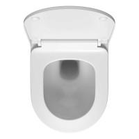 Подвесной унитаз Vitra Integra Round 54 см, безободковый 7041B003-0075