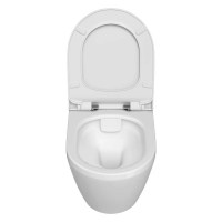 Подвесной унитаз Vitra Integra Round 54 см, безободковый 7041B003-0075