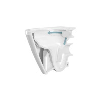 Подвесной унитаз Vitra Integra Round 54 см, безободковый 7041B003-0075