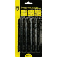 Пилка Berger BG для эл.лоб. дер.и лам-т T101BR, обр.зуб, чист.рез 5 шт, шаг 3.0 мм, 100x75 мм BG1714