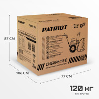 Снегоуборщик Patriot Сибирь 113Е 426108113
