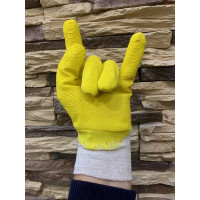 Рабочие перчатки Master-Pro® ГРЕЙФЕР х/б с рельефным латексным покрытием 1 пара 4225-CL 4225-CL-1