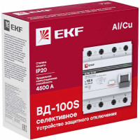 Селективное устройство защитного отключения EKF 4P 40А/300мА PROxima elcb-4-40-300S-em-pro