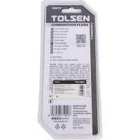 Плоскогубцы TOLSEN ПРОФИ комбинированная рукоятка Cr-V  160 мм 10015