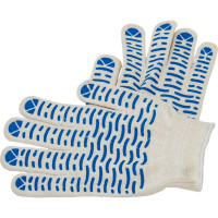 Трикотажные перчатки Armprotect х/б, 4х нитка, с ПВХ точкой, 13 класс ArmProtect 04/13