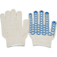 Трикотажные перчатки Armprotect х/б, 4х нитка, с ПВХ точкой, 13 класс ArmProtect 04/13