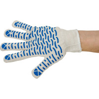 Трикотажные перчатки Armprotect х/б, 4х нитка, с ПВХ точкой, 13 класс ArmProtect 04/13