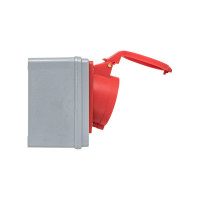 Розетка с блокировкой и выключателем EKF 1425 3Р+РЕ+N 32А 380В IP44 ps-1425-32-380