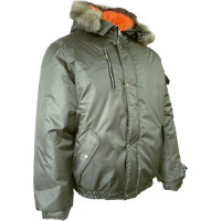 Куртка Спрут Аляска короткая, хаки, р. (52-54) 104-108/170-176 130242