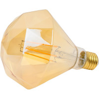 Светодиодная лампа General Lighting Systems Филамент прозрачный золотой E27 10Вт 810Лм 2700К Теплый белый свет Шар GLDEN-BS-10-230-E27-2700 655319