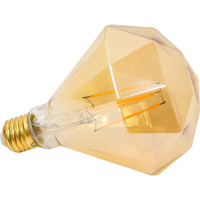 Светодиодная лампа General Lighting Systems Филамент прозрачный золотой E27 10Вт 810Лм 2700К Теплый белый свет Шар GLDEN-BS-10-230-E27-2700 655319